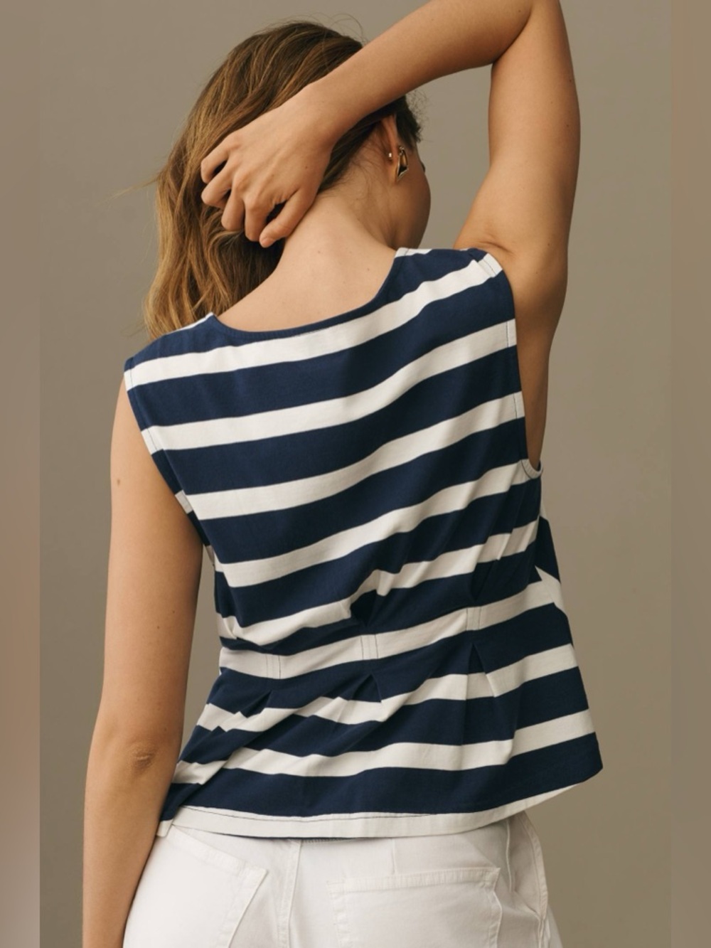 Maeve Anthropologie Sleeveless V-Neck Corset - Picture 2 of 5